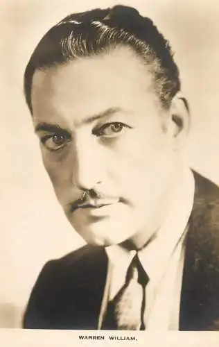Cinema film star actor Warren William