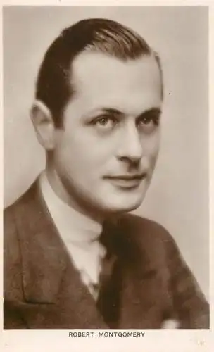 Cinema film star actor Robert Montgomery