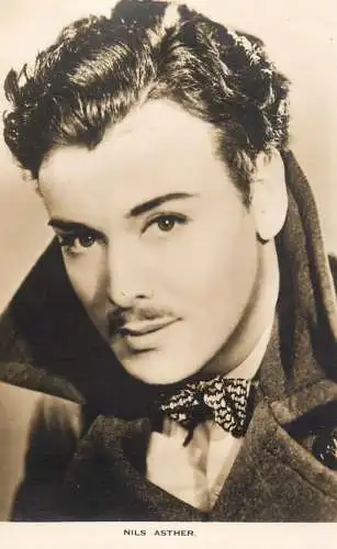 Cinema film star actor Nils Asther