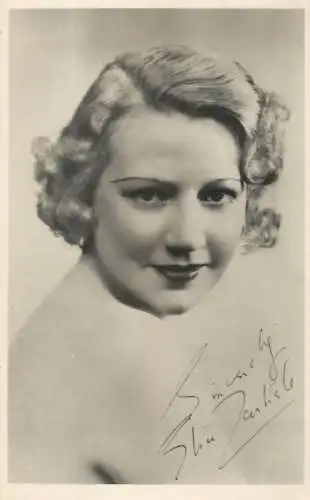 Cinema film starlet actress Mary Blu Carlisle sincerely