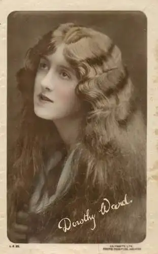 Cinema film starlet actress Dorothy Ward