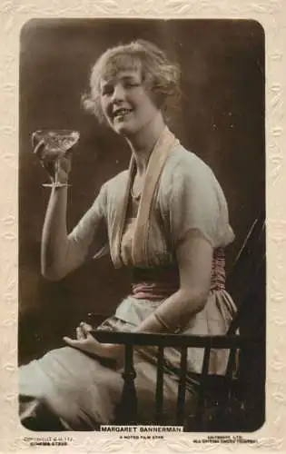 Cinema film starlet actress Margaret Bannerman