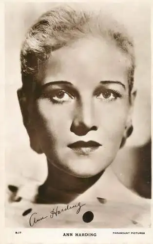 Cinema film starlet actress Ann Harding Paramount Pictures