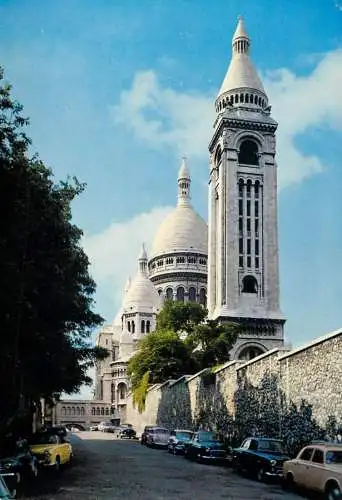 France Paris La Basilique de Sacre Coeur Panoarama sur la Tour
