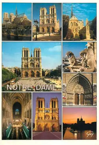 France Notre Dame de Paris multi view