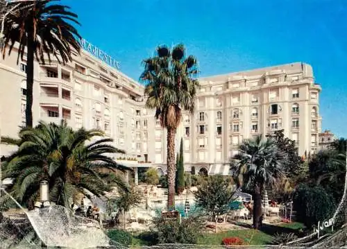 France Cannes (Alpes Maritimes) Hotel Majestic et sa piscine