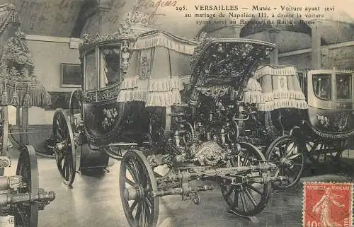 Napoleon III royal carriage Versailles museum