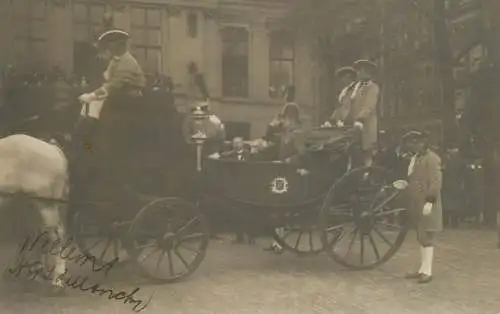 Royal coach carriage Rotterdam 1913