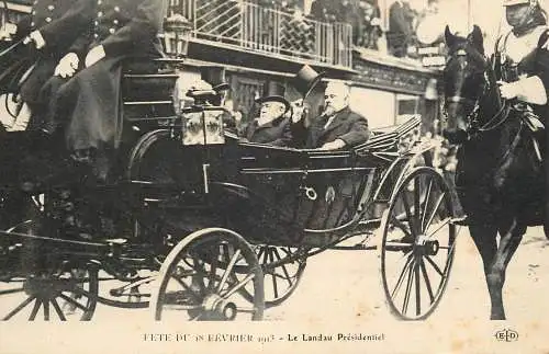 Carrosse le landau presidentiel