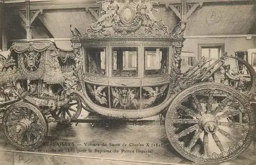 Carrosse voiture du Sacre Charles X
