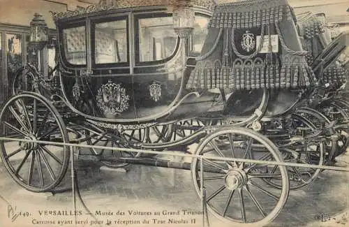 Carrosse ayant servi pour reception du Tzar Nicolas II