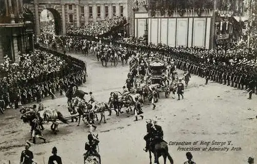 Corronation of king George V procession