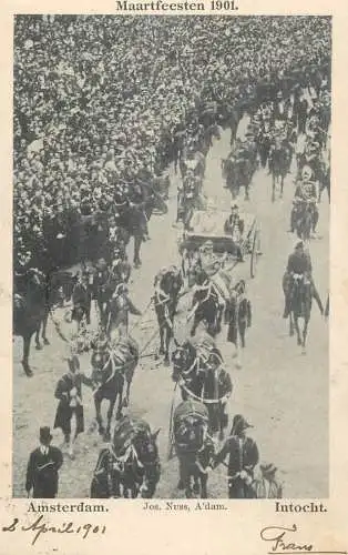 Amsterdam 1901 royal procession
