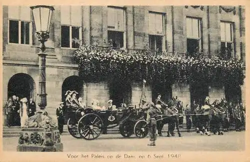 Voor Het Paleis op de Dam op 6 Sept. 1848