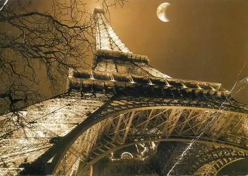 France Paris La Tour Eiffel vue de nuit