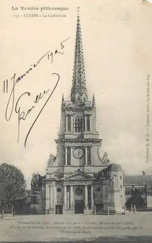 France Vendée Lucon la cathedrale