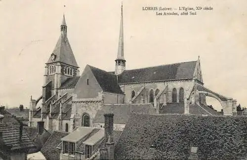 France Loiret Lorris l'eglise