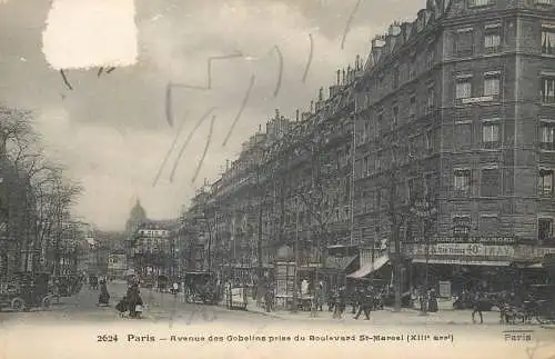 France Paris avenue des Gobelins