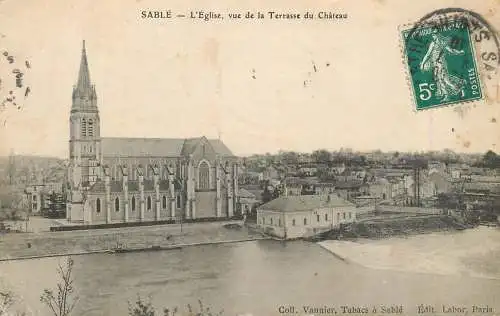 France Sable l'eglise et chateau