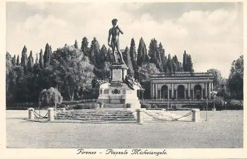 Italy Florence Piazzale Michelangelo