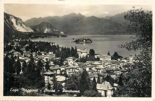 Italy Lago Maggiore Stresa Borromeo panorama