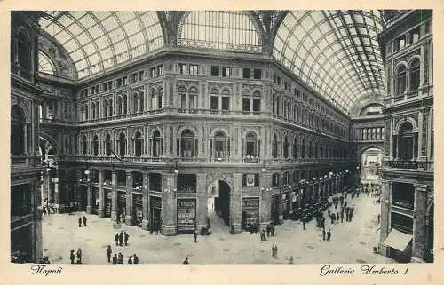 Italy Naples galleria Umberto I