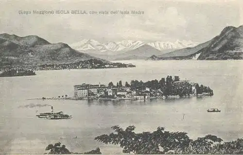 Italy Lago Maggiore Isola Bella  aerial