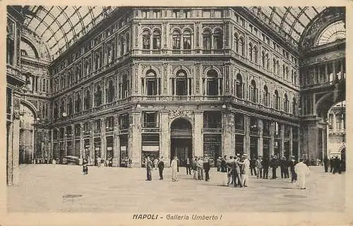 Italy Naples galleria Umberto I
