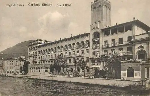 Italy Lago di Garda Gardone Riviera Grand Hotel