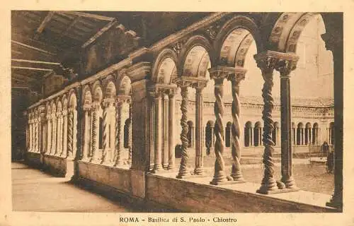 Italy Roma Basilica di S. Paolo chiostro