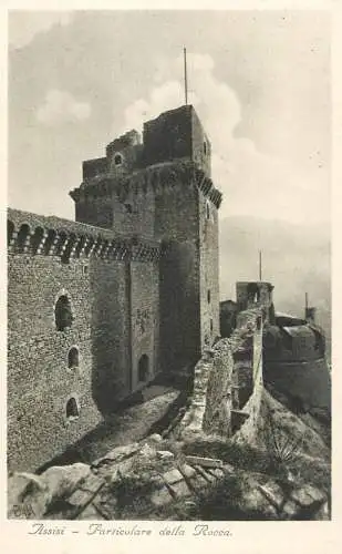 Italy Assisi Particolare della Rocca