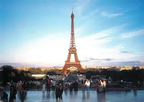 France Paris La Tour Eiffel fin de jour