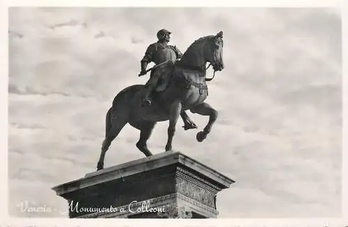 Italy Venice monument a Colleoni