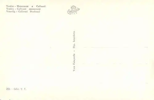 Italy Venice monument a Colleoni