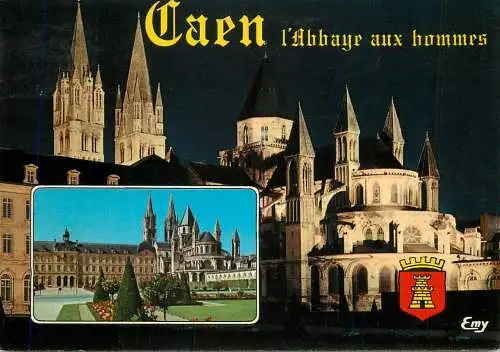 France Caen (Calvados) Abbaye aux hommes multi view
