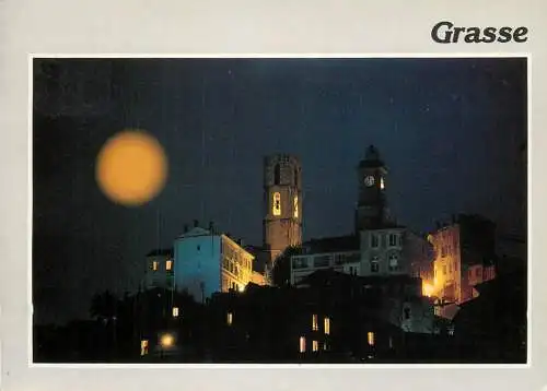 France Grasse (Alpes-Maritimes) vue de nuit