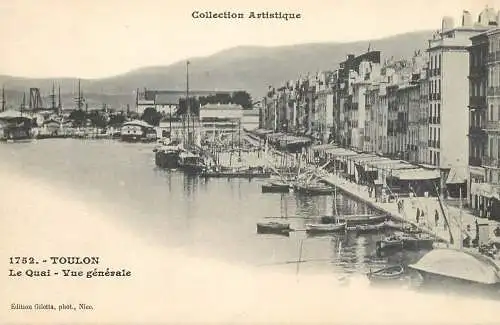 cpa France Var Toulon le quai