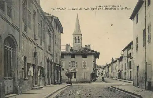 cpa France Ain Thoissey hotel de ville