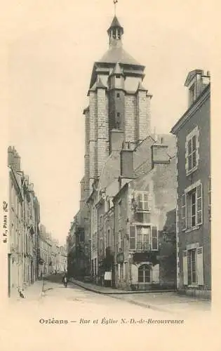 cpa France Loiret Orléans eglise Notre Dame de Recouvrance