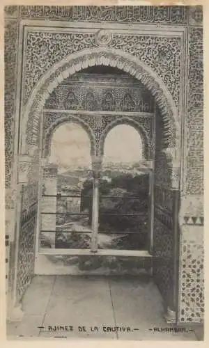 Alhambra ajimez de la cautiva