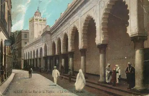 Alger rue de la Marine grande mosquee