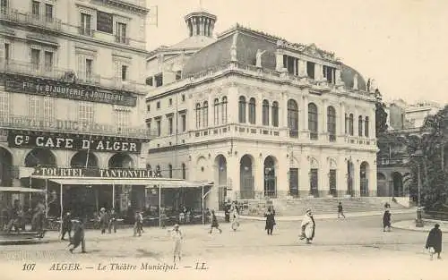 Alger theatre municipal cafe