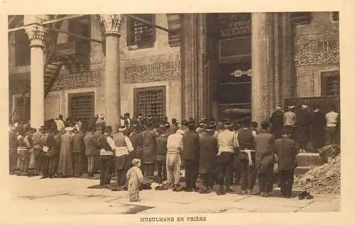 Turquie musulmans en priere