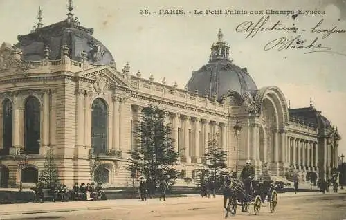 Paris Petit Palais Champs-Elysées cpa