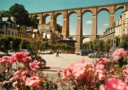 France Morlaix Place des Otages & le viaduc