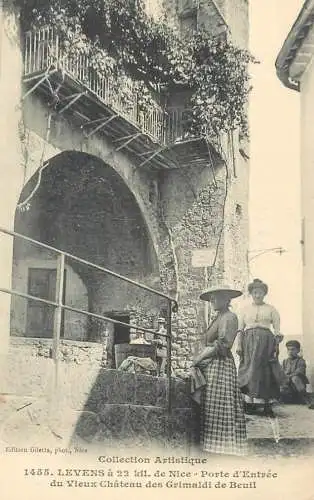 France Levens porte d'entree du vieux chateau des Grimaldi de Beuil