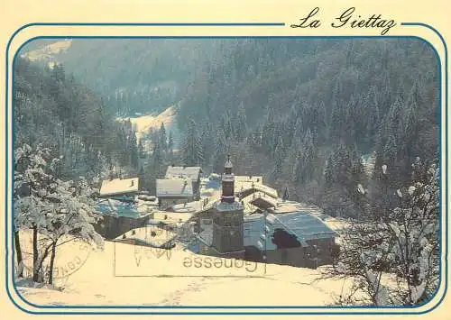 France La Giettaz (Savoie) vue generale