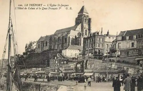 France Seine Maritime Le Tréport l'eglise St. Jacques