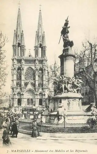 France Bouches-du-Rhône Marseilles l'Eglise St. Vincent de Paul monument des Mobiles