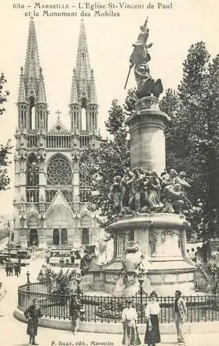 France Bouches-du-Rhône Marseilles l'Eglise St. Vincent de Paul
